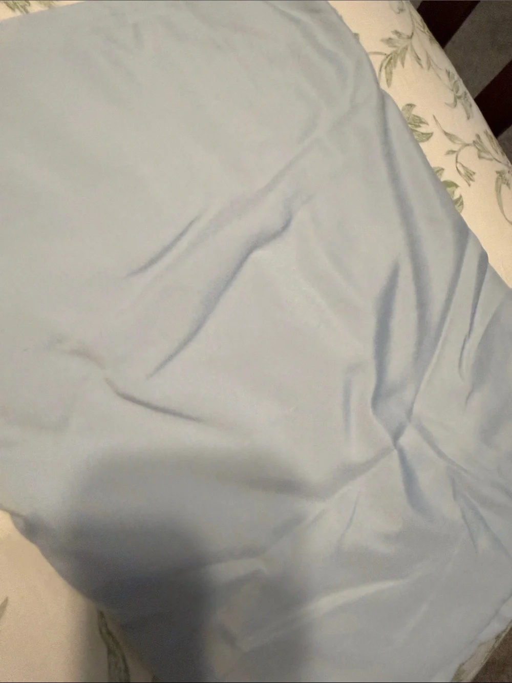 croft & barrow Light Blue Duvet with Blue and White Striped Sheets set of 2